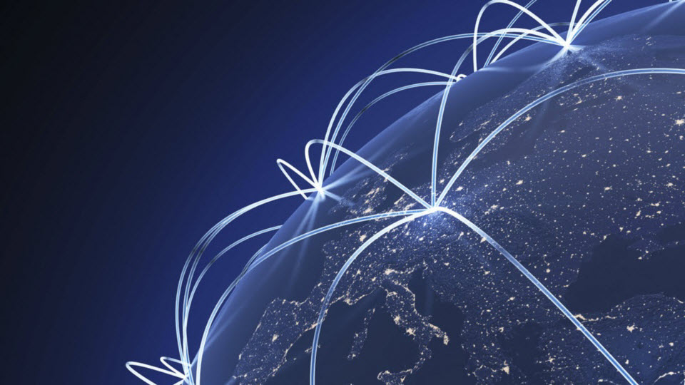wires around the globe